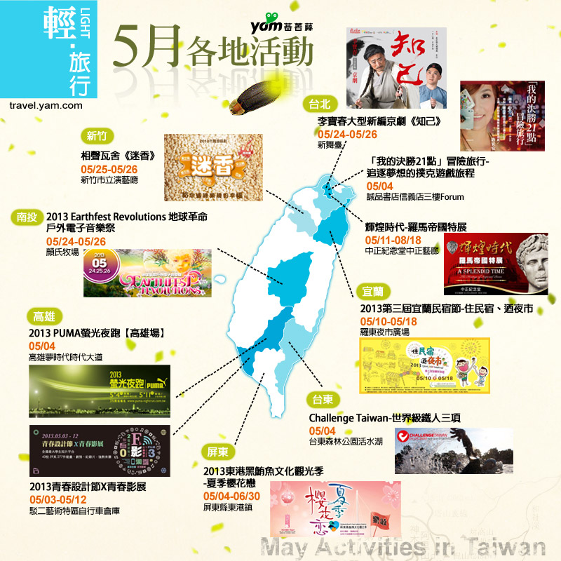 京劇,電子音樂祭,螢光夜跑,影展,黑鮪魚文化觀光季,羅馬帝國特展,福隆國際沙雕藝術季,音樂祭,黑鮪魚,鐵人,馬拉松,相聲