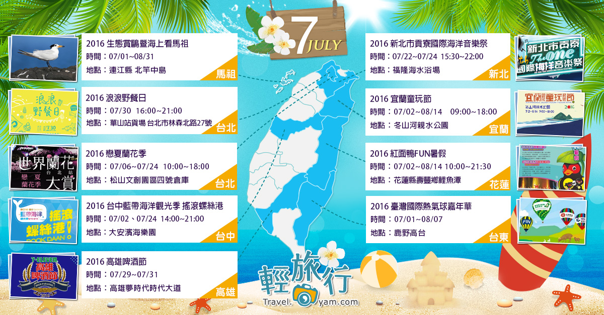 7月,各地活動,日出