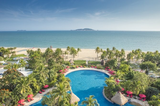 三亞,Club Med,私人海灘,空中飛人,水上活動,全包式度假,旋轉滑水道,中國大陸,三亞灣,海南島,三亞度假村,小夏威夷,住宿,日出