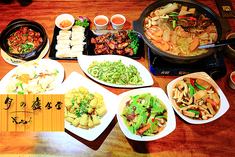 月之廬食堂,碳烤梅子桶子雞,砂鍋魚頭,藍曬圖壁畫,壽豐鄉美食,客家風味,工業風,花蓮,壽豐,月之盧食堂,月盧,梅子雞,桶子雞,打卡,拍照,IG,台九線,藍晒圖,彩繪,創意料理,客家菜,農學苑,客家料理,CP