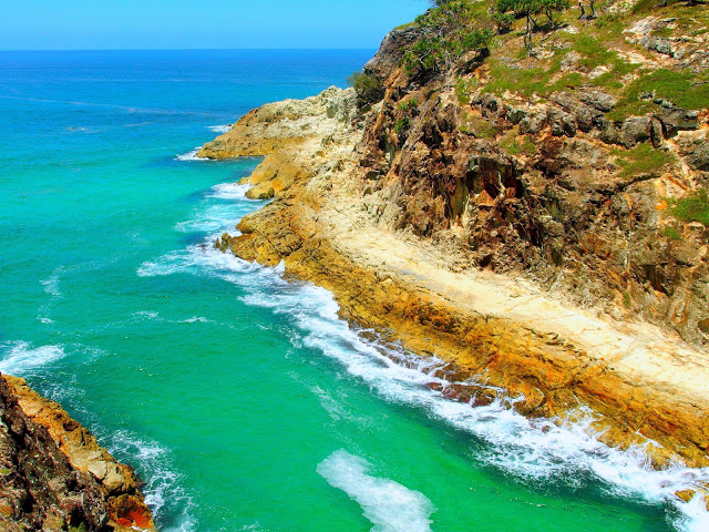 北斯德布魯克島,Point Lookout,North Gorge Walk,Fraser Island,Moreton Island,布里斯本,渡輪,澳洲,North Stradbroke Island,一個人,沙島