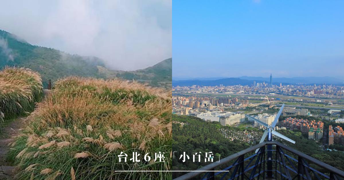 小百岳,南港山,大崙頭山,劍潭山,二格山,大屯山,七星山,台北,步道,七星山主峰,輕鬆上手小百岳,懶人包,郊山步道