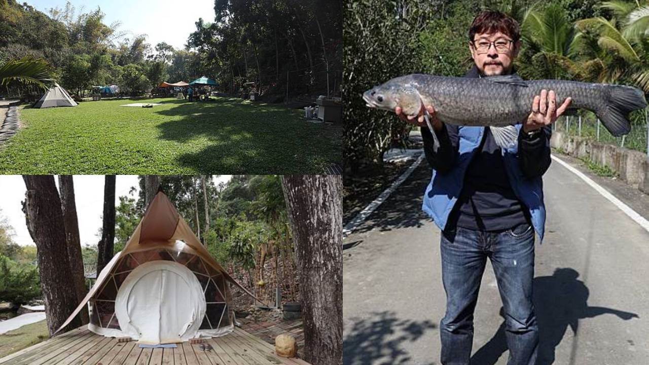 雲林逸境生態露營區,星球帳,獨角仙,釣魚,戶外設施,露營裝備,親子露營,雲林,林內鄉,逸境生態露營區,露營,瘋露營,營地