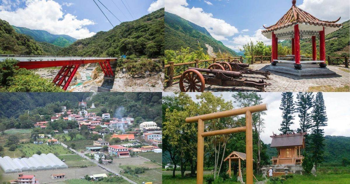 南橫公路,玉山寶光聖堂,六龜大佛,十八羅漢山,梅山遊客中心,長青祠,霧鹿峽谷,台南,高雄,台東,南橫景