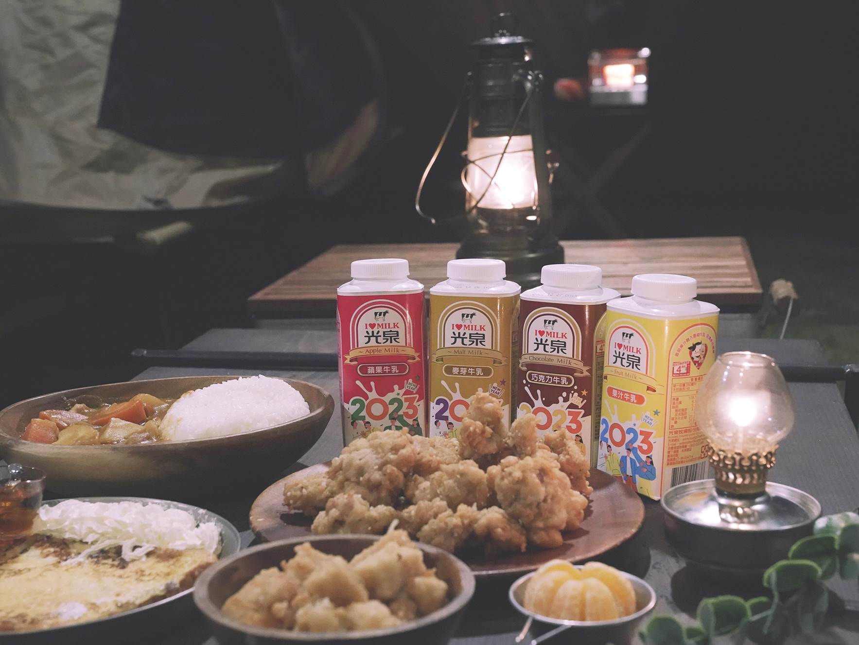 露營料理,光泉調味乳飲,水果法式吐司,蘋果咖哩,巧克力炸雞,麥芽炸牛奶,野炊,台北,光泉,創意食譜,台北露營,懶人料理,麥芽炸牛