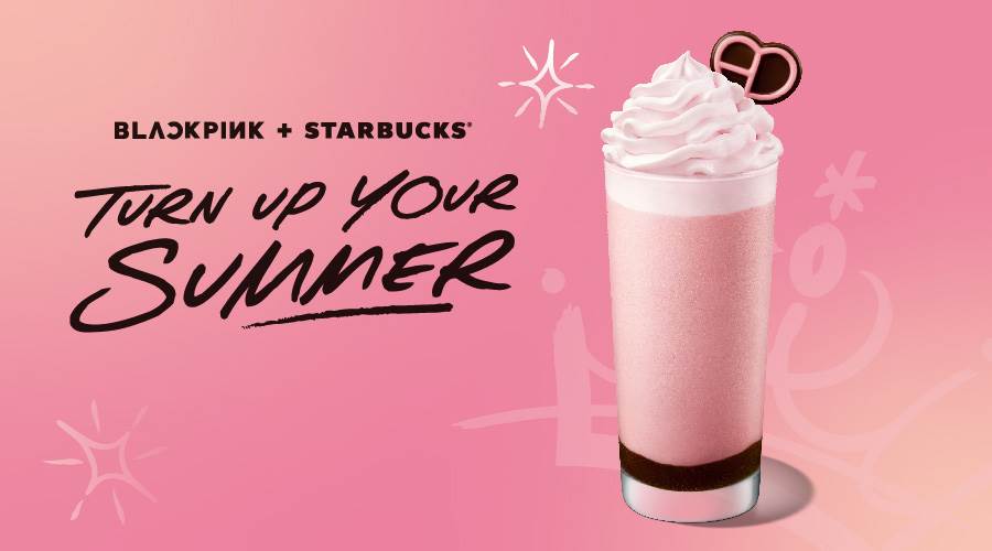 星巴克聯名,BLACKPINK,草莓巧克力星冰樂,星禮程會員,Reusable cup,BLINK,限定貼紙組,星巴克,星巴克新品,星冰樂,BLIN