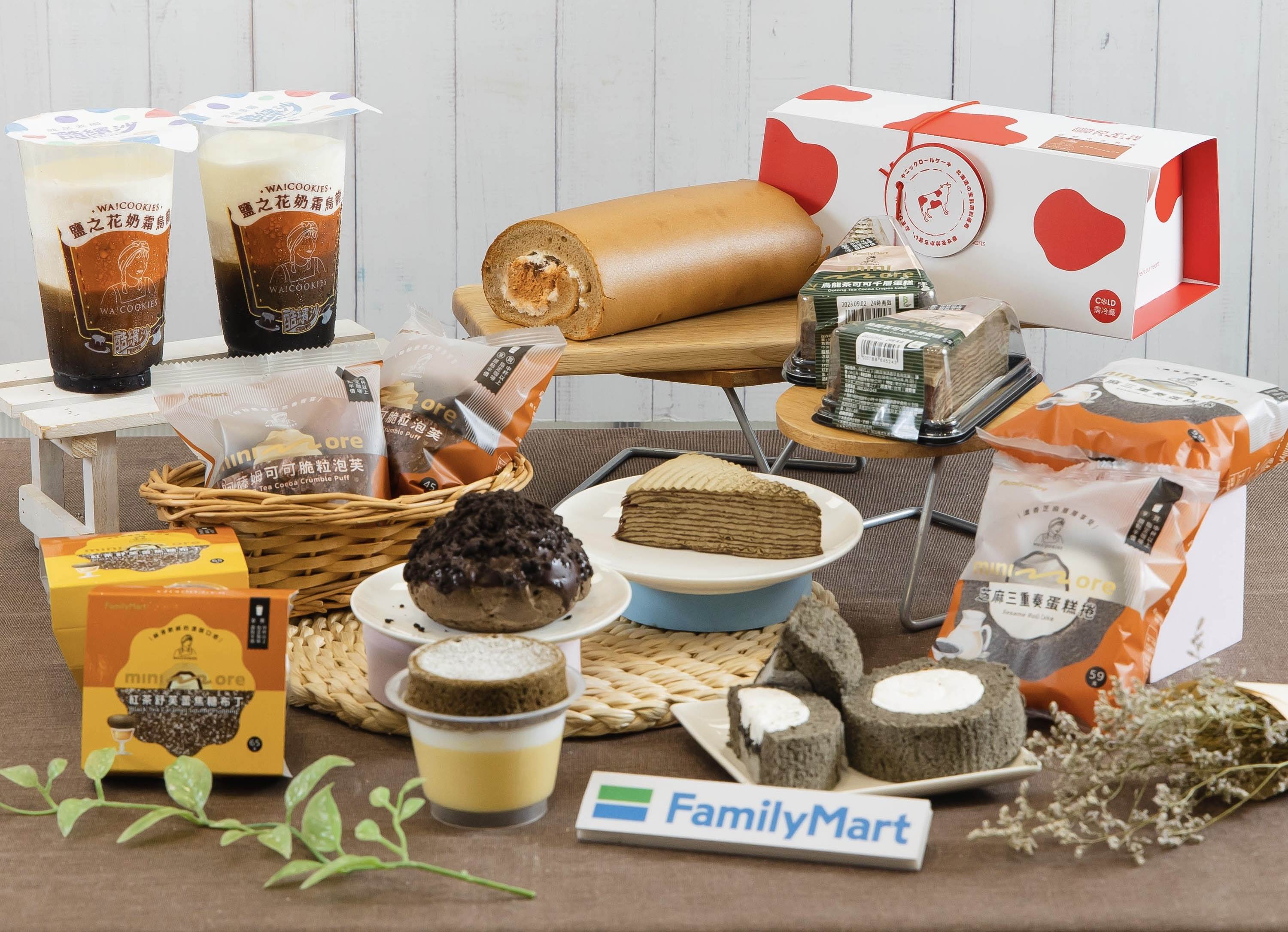 全家便利商店,WA!COOKIES,霜淇淋,烏龍茶,甜點,茶風味,古娃娃,全家,新品,冰淇淋,全家冰品,千層蛋糕,全家甜