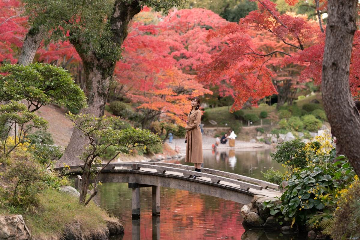 廣島縣立中央森林公園,縮景園,夢吊橋,岩倉露營區,Asageshiki早晨徒步旅行,蒲刈恩惠之丘,自然觀察園,日本,廣島,廣島景