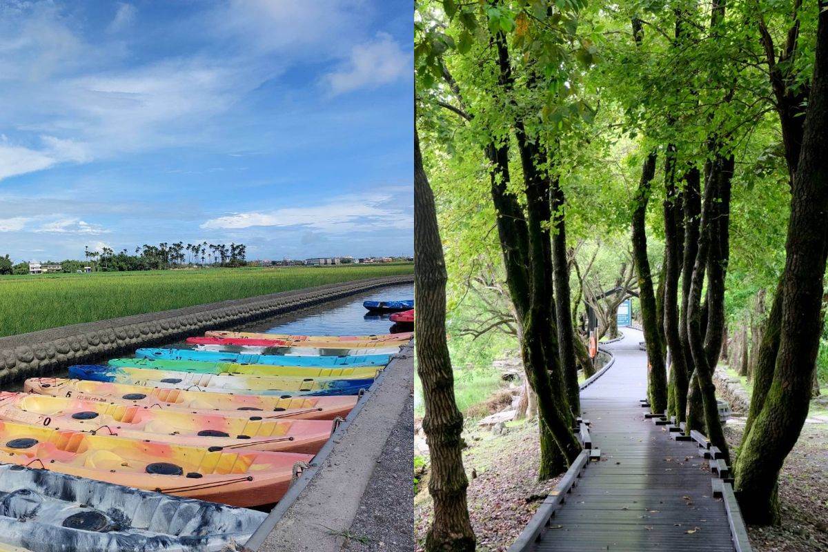 蘭陽八景,羅東林業文化園區,中福酒廠,和風生態果醋沙拉,宜蘭傳藝園區,獨木舟體驗,翻毛桂花梅月餅,宜蘭,宜蘭景點,蘭陽繪,蘭陽繪八景輕旅體驗遊程,獨木舟,中華中划,禮盒,羅東林場,全聯善美的文化藝術基金會,蘭陽八