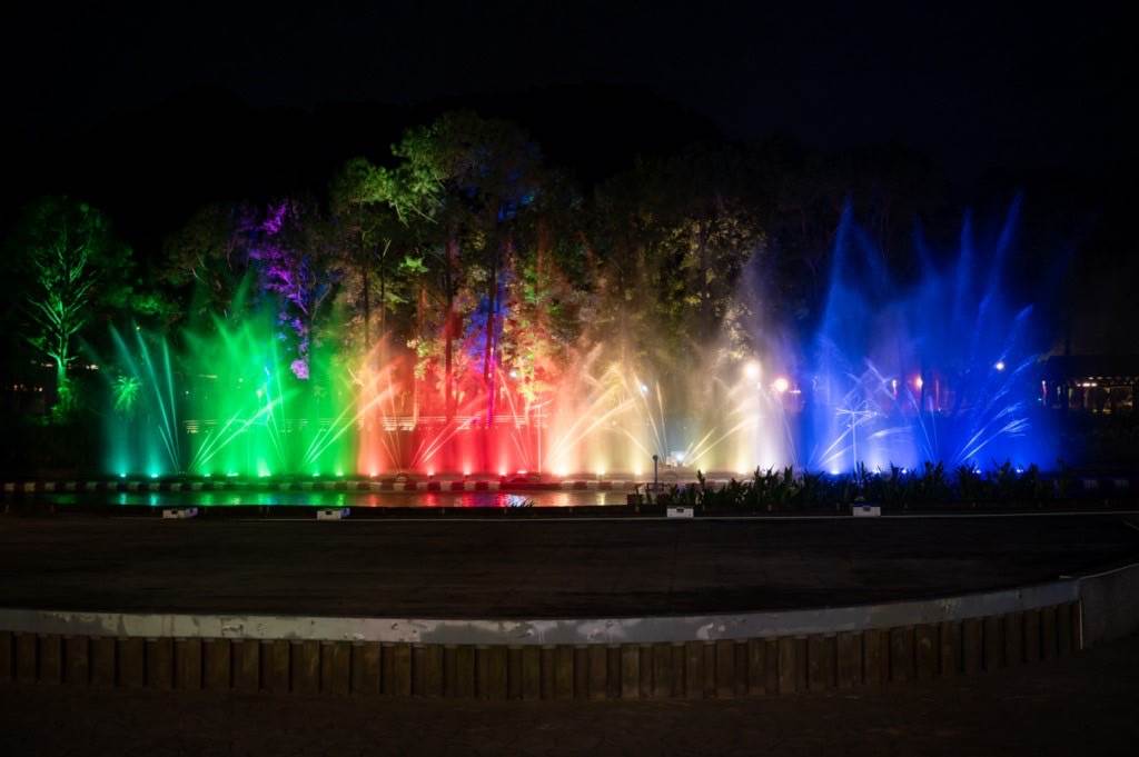桃園,慈湖,燈光秀,裝置藝術,慈湖夜間觀光活動,火舞,北橫公路,慈湖園區,閃閃市集