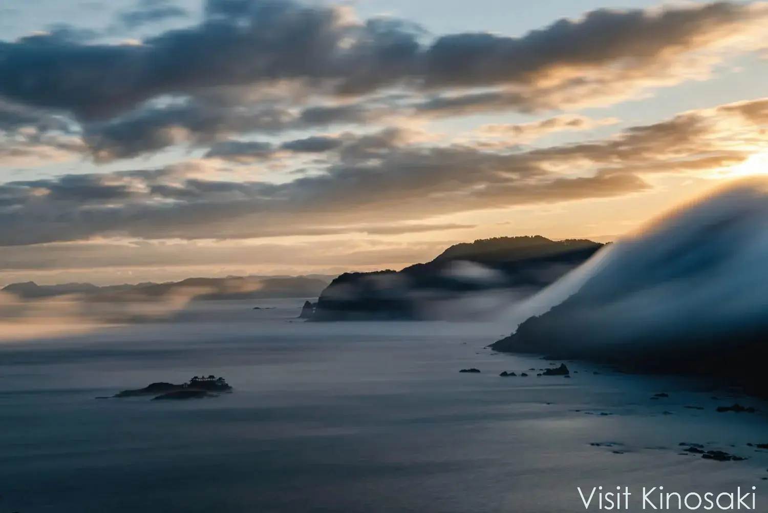 日本,關西,城崎溫泉,雲海,日和山龍宮城,來日山,出石有子山城跡,大師山