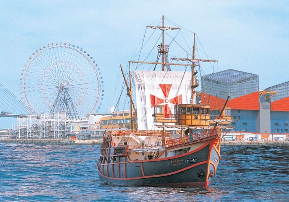 日本,大阪,大阪港,大阪港區一日遊,一日遊,大阪周遊卡,海遊館,天保山大摩天輪,大阪樂高樂園,Glion Museum,天保山市場街,帆船型觀光船聖瑪麗亞號,聖瑪麗亞號,船長線,天保山