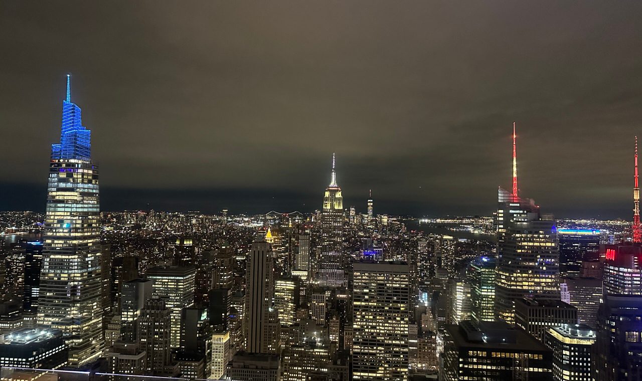 洛克菲勒中心,帝國大廈,自由女神像,國家911紀念館,紐約夜景,觀景台,曼哈頓,美國,紐約,夜景,洛克菲勒 Top of the Rock ,觀景