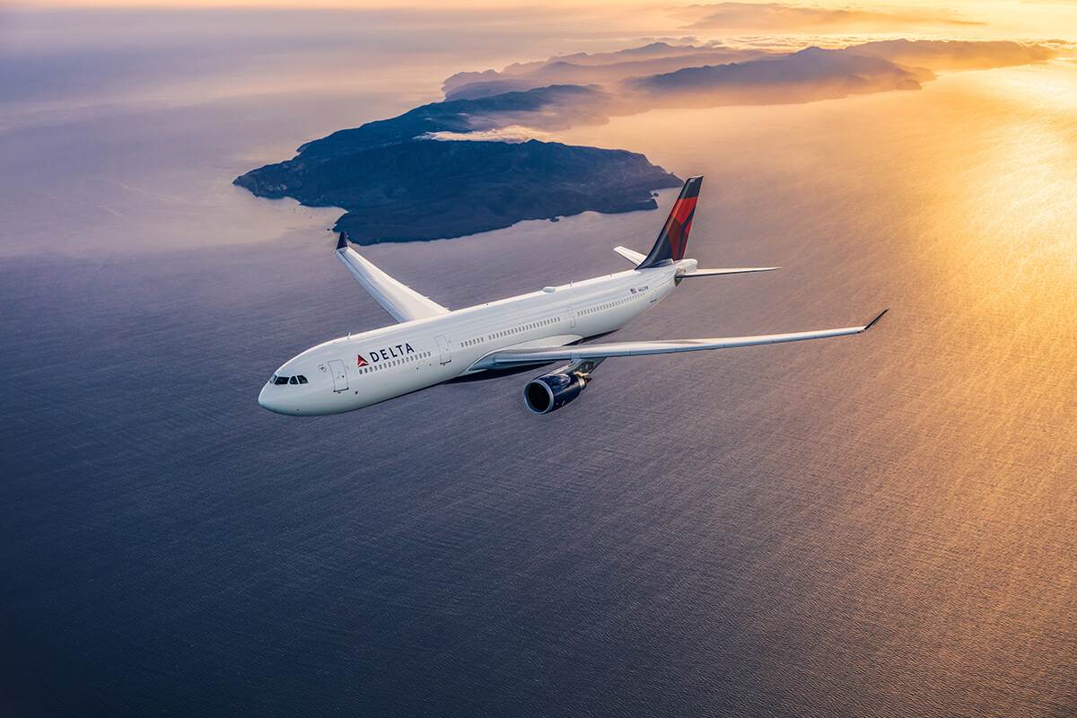 達美航空,美國直航航班
