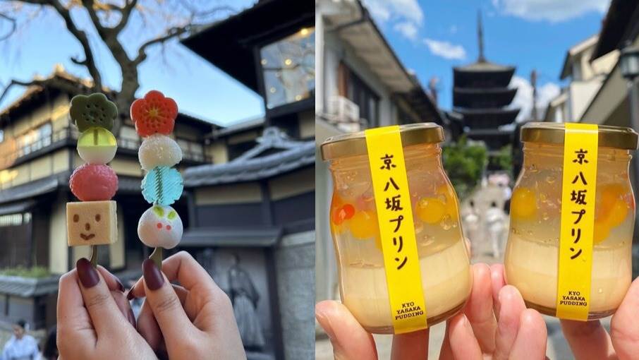日本美食,日式甜點,京都美食,京都甜點,総本家 ゆどうふ 奥丹清水,伊藤軒SOU・SOU 清水店,月下美人,京 八坂プリン,清水寺周邊美食,清水寺甜點,京ばあむ 清水店,雲ノ茶 清水三年坂店,清水寺伴手禮,京都伴手禮