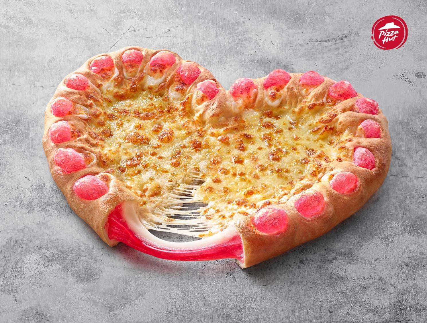必勝客,比薩,七夕,情人節,草莓,紅餡芝心比薩,pizza