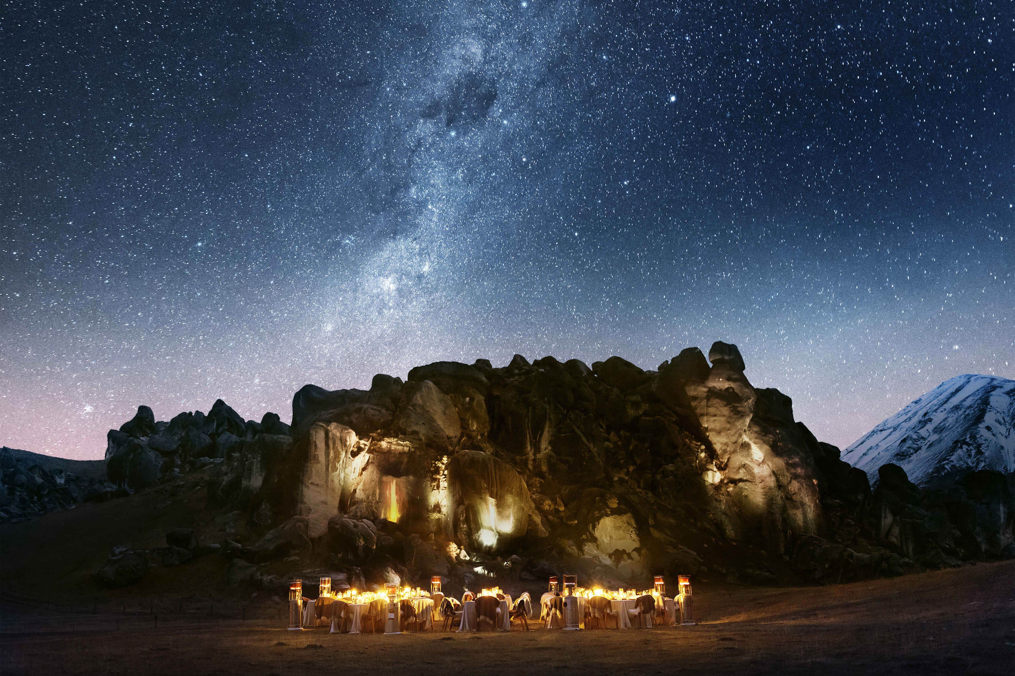 億星級饗宴,景觀餐廳,觀星,Mt Cook Lakeside Retreat,暗夜星空餐廳,The Black Diamond,艾美士菲爾餐廳,羅莎山度假屋,馬德布裏克酒莊,Bar Albert,Queens Rooftop,Nest Kitchen,紐西蘭景點,紐西蘭旅遊,紐西蘭自由行