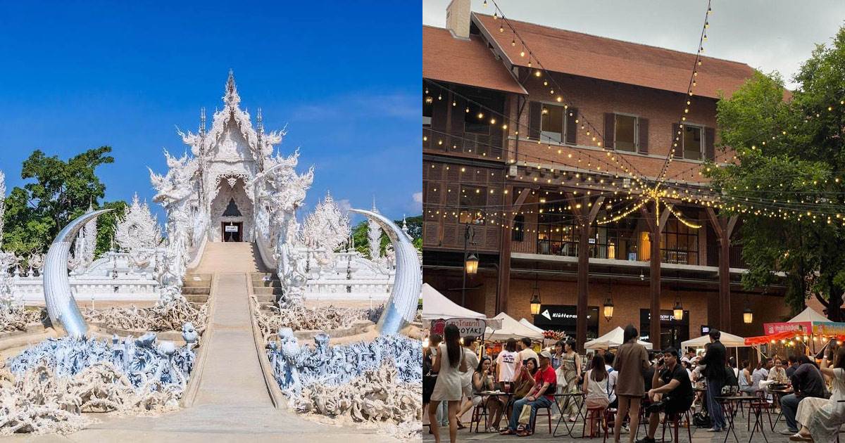 泰國旅遊,清邁景點,藍廟,雙龍寺,白廟,清邁夜間動物園,博巖探險樂園,大象體驗營,Elephant Jungle Sanctuary,One Nimman,尼曼一號,The Giant Chiangmai Thailand,巨樹咖啡,Starbucks Coffee Kad Farang Village