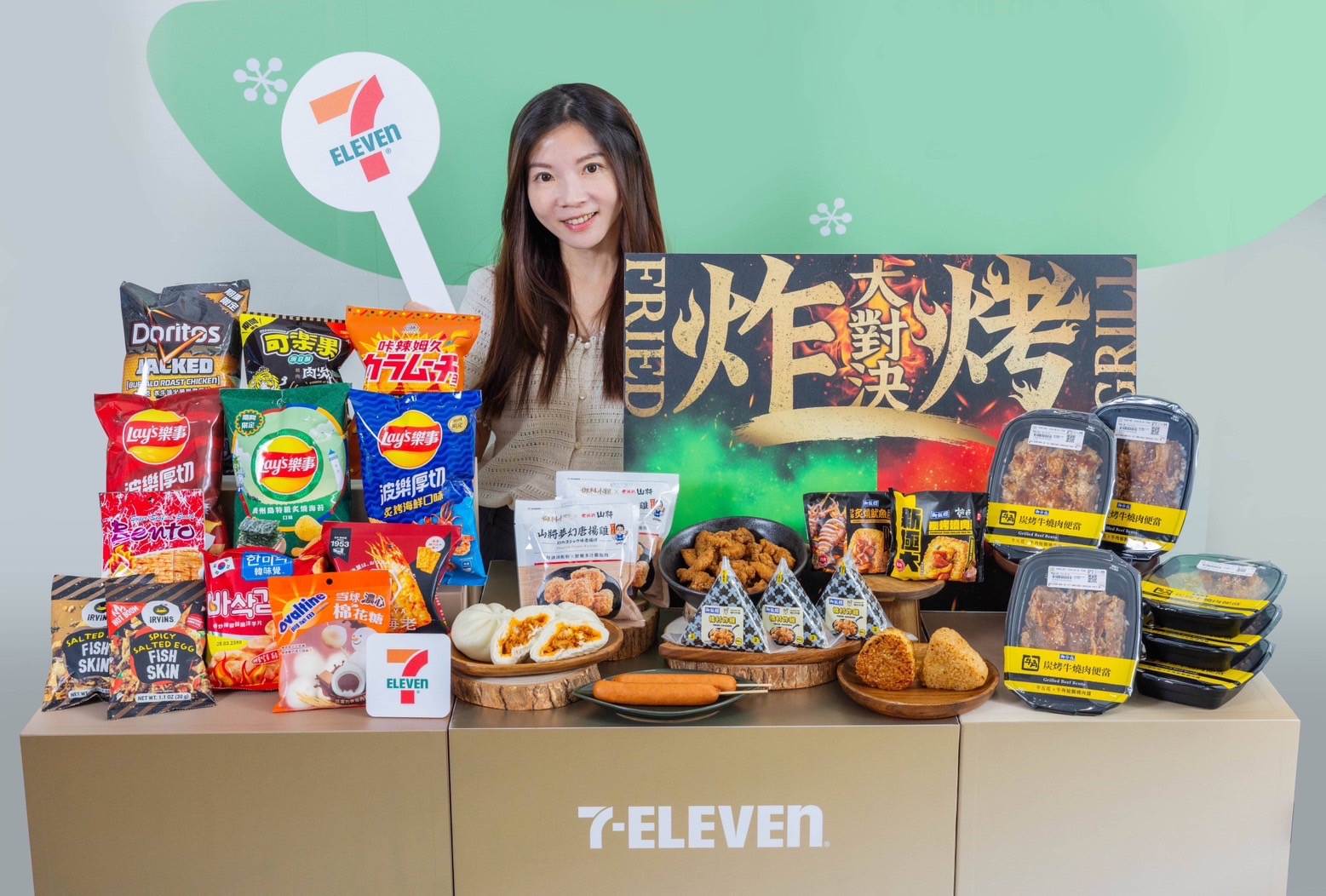 7ELEVEN,便利商店,橋村炸雞,世界的山將,牛角燒肉,乾杯燒肉,711