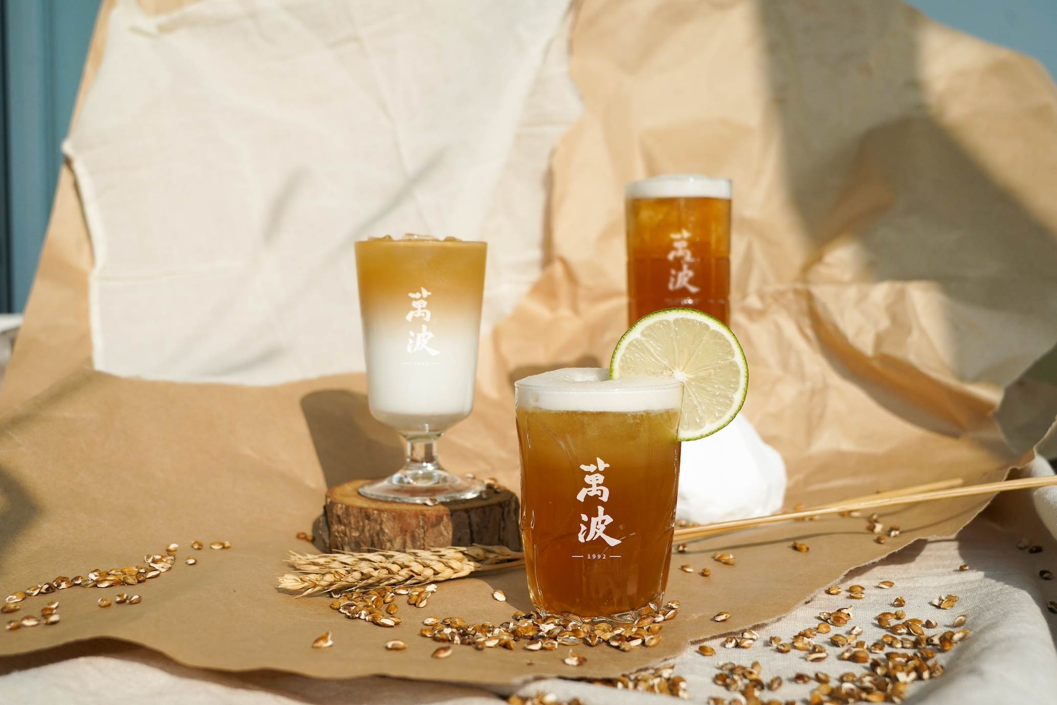 飲料,手搖,萬波,麥茶,手搖飲料