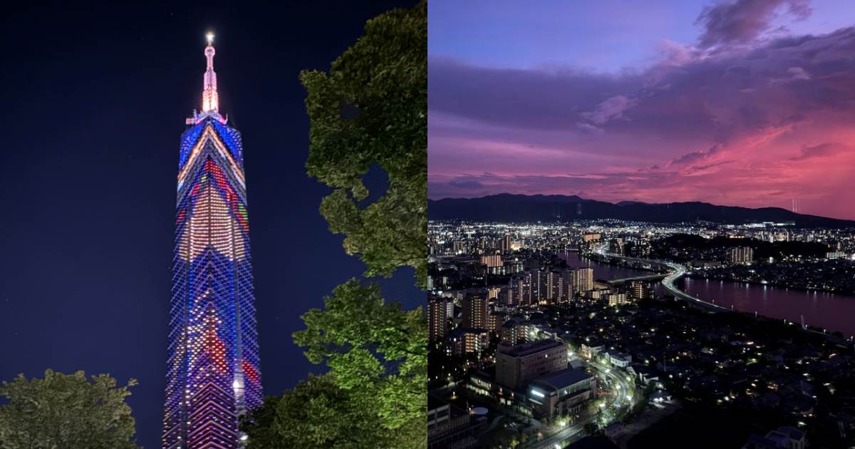 福岡塔,福岡市區景點,日本景點,福岡夜景