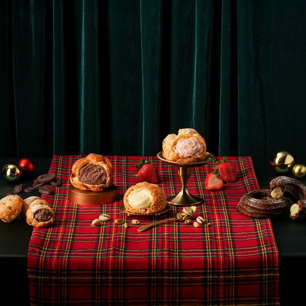 beard papa's 12月聖誕甜點必備!三大口味年末限時登場! ,,