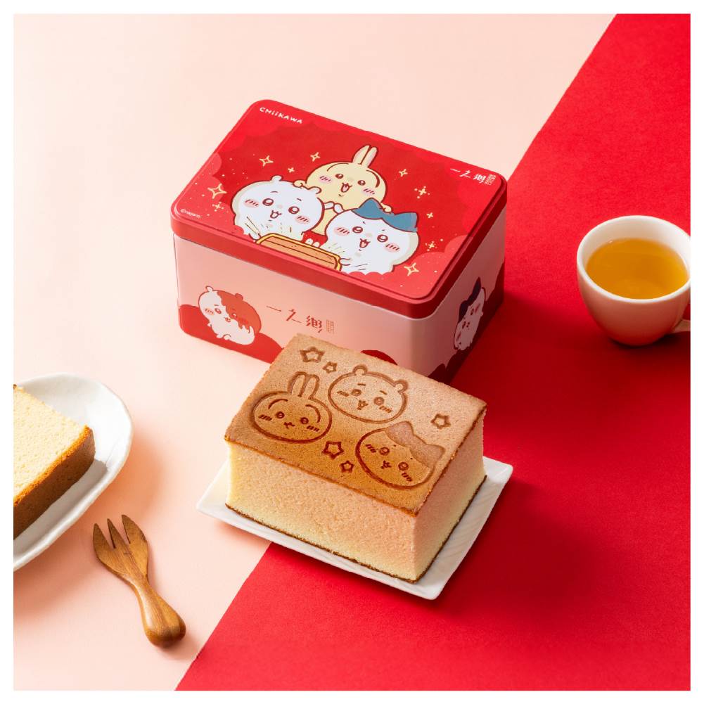 吉友看過來!一之鄉《吉伊卡哇開運蜂蜜蛋糕藏寶鐵盒》聖誕春節送禮就選它! ,,