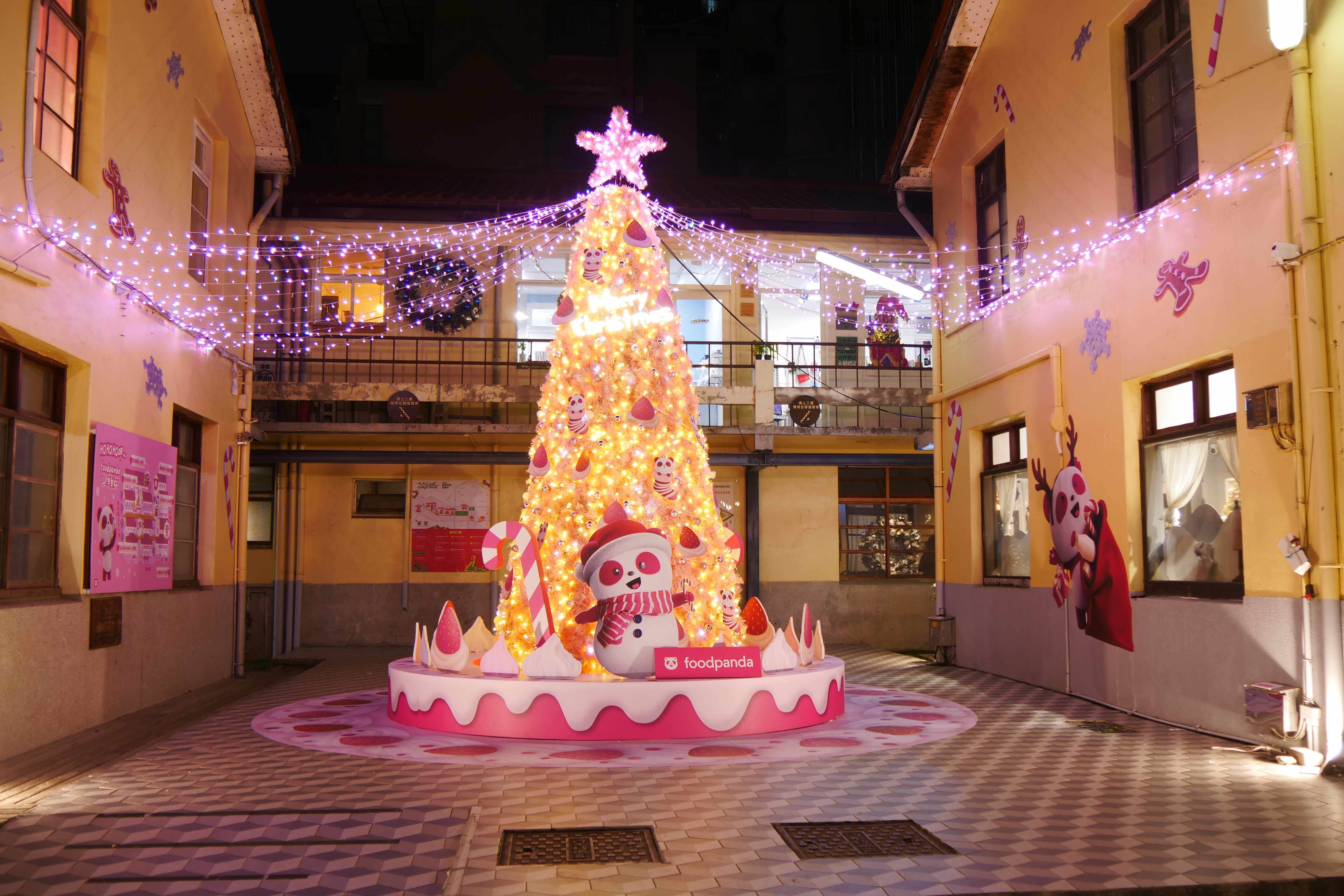 審計新村Xfoodpanda打造粉紅耶誕村!市集、飄雪時間一次看! ,,