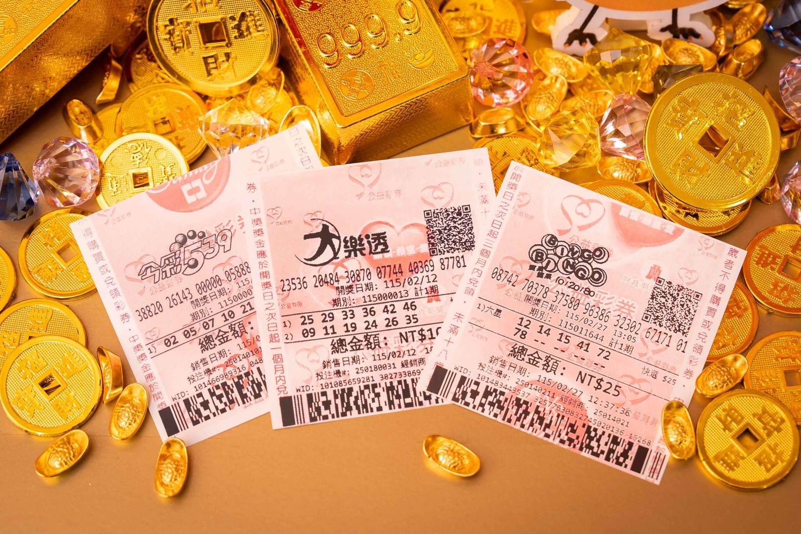 台彩春節加碼12億元創新高!大樂透、今彩539、賓果賓果最高千萬大獎! ,,