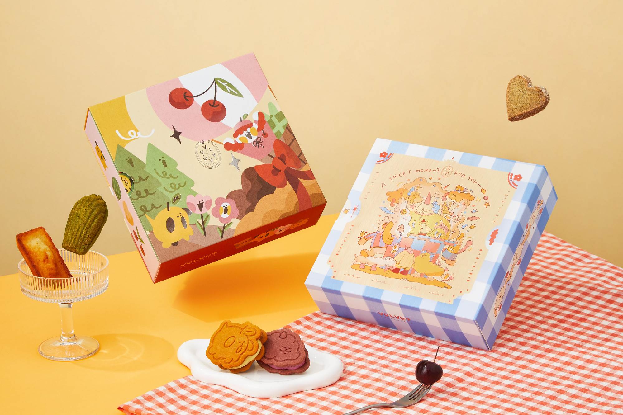 法絨攜手插畫家推春季限定禮盒!柚子百香果、綜合莓果甜蜜登場 ,,