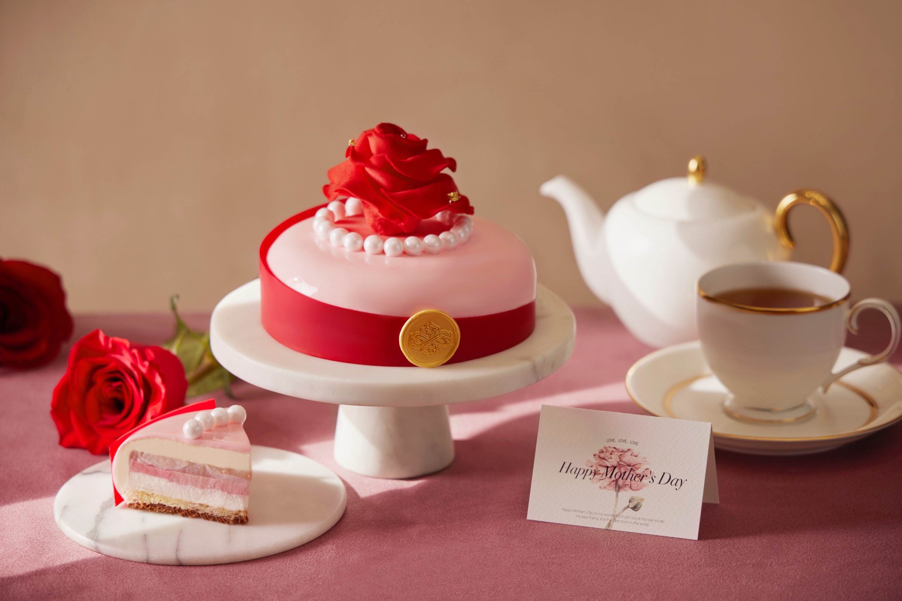 寒舍餐旅推母親節限定蛋糕「玫荔心花」,4/30前享9折優惠! ,,