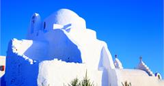 希臘自助行-帕拉波提亞尼教堂（Paraportiani Church），米克諾斯（MYKONOS）奶油教堂，米克諾斯島上最美雪白的白教堂、棉花教堂