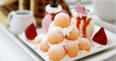 [台中早午餐下午茶] 妃彤巧可咖啡館：哈密瓜小球鬆餅限量好吸睛！西西里海鮮義大利麵可調辣度好過癮！早午餐 CP值超讚～ 有我們超愛的LAVAZZA. TWG TEA.