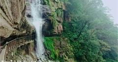 ■嘉義■梅山，走進【竹坑溪步道】和龍宮瀑布來一段水舞。
