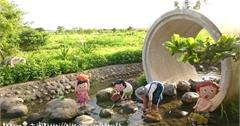 ■屏東■潮州，【林後四林平地森林園區】二峰圳體驗兒時戲水樂趣。