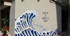 [台北] SWELL CO. CAFE：捷運大安站，東區咖啡店* 那一面躍動於我心裡的牆！呼喊內心的衝浪魂，我們都是大海的子民～