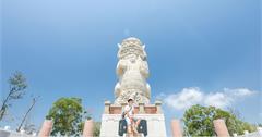 【金門】尚義環保公園，金門最大風獅爺現蹤！