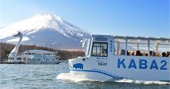 富士山這樣玩！從路上開進山中湖的觀光巴士：KABA BUS 河馬巴士