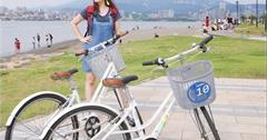 淡水關渡｜八里左岸自行車道，河岸景緻秀麗，適合闔家騎乘