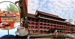 高雄｜圓山飯店秘境咖啡廳，2nd Floor Cafe，平價享受五星服務，鳥瞰澄清湖後院美景
