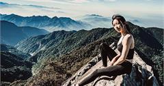 峰線銳利的雲霧絕景：挑戰膽量的台中和平鳶嘴山