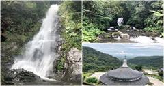 宜蘭礁溪｜五峰旗瀑布：氣勢磅礡、滿滿富負離子，步道輕鬆好走適合親子踏青！
