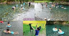 宜蘭蘇澳｜武荖坑風景區：天然野溪玩水最消暑！夏日戲水、餵羊體驗、露營烤肉、免費魚咬腳