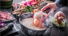 林口│熟度精緻鍋物/超療癒小熊、小狗泡湯鍋，整尾龍蝦海陸套餐只要599元！