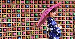 日本福井武家屋敷 夢幻的風車牆超上相