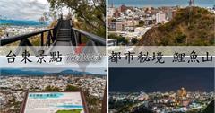 台東｜輕鬆登山步道！鯉魚山公園，360度環繞市景超療癒，超好抵達的市區景點