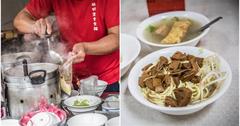 鹿港│林明堂素食麵，google4.5顆星超猛素食麵，豆包湯＋乾麵只要38元！