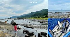 宜蘭頭城｜蕃薯寮漁港：看海、眺望龜山島、海蝕平台、觀察海洋生態，北部濱海公路旁小漁港