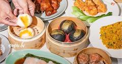 彰化│八玖鼎港式飲茶員林店。必點私房菜脆皮雞，爆漿流沙包