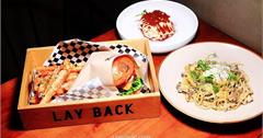 台北大安｜Lay Back：工業風摩登美式餐廳！推薦和牛漢堡、松露帕瑪森薯條、提拉米蘇
